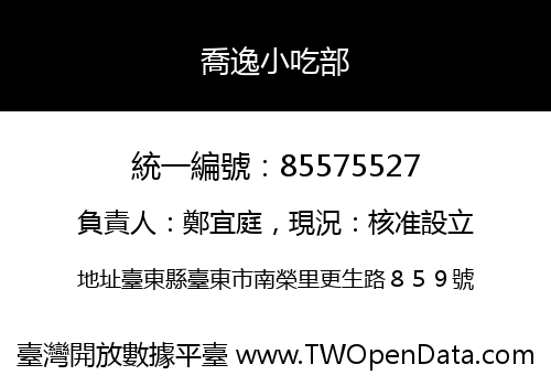 喬逸小吃部