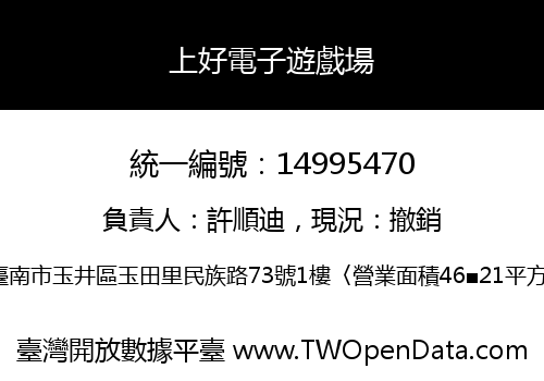 上好電子遊戲場
