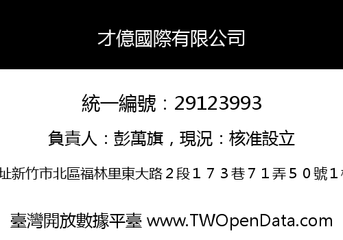 才億國際有限公司