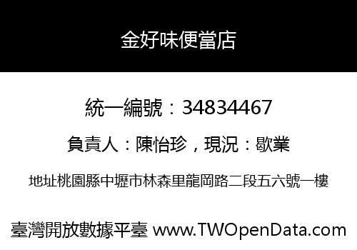 金好味便當店