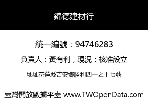 錦德建材行