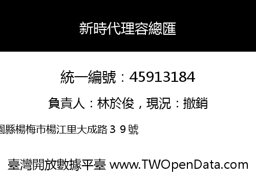 新時代理容總匯