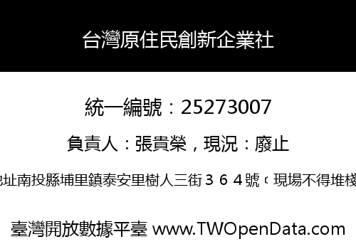 台灣原住民創新企業社