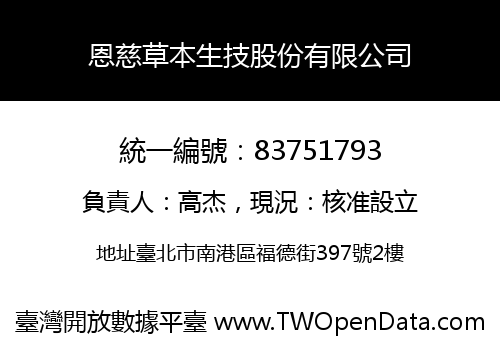恩慈草本生技股份有限公司