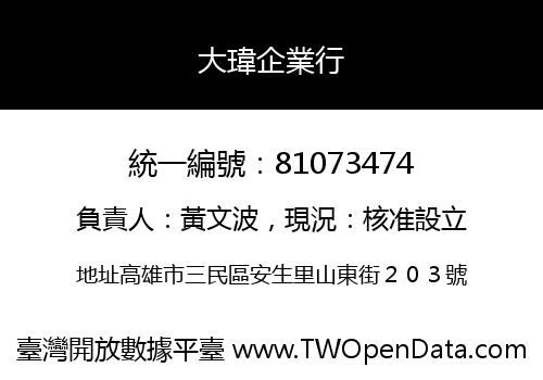 大瑋企業行
