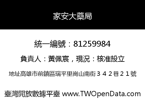 家安大藥局