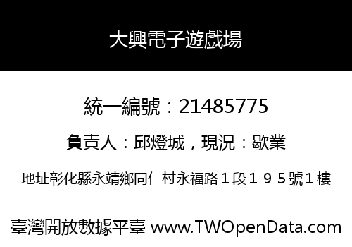 大興電子遊戲場