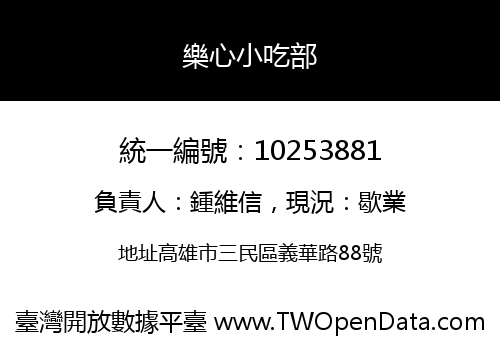 樂心小吃部