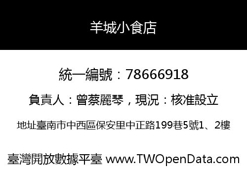 羊城小食店
