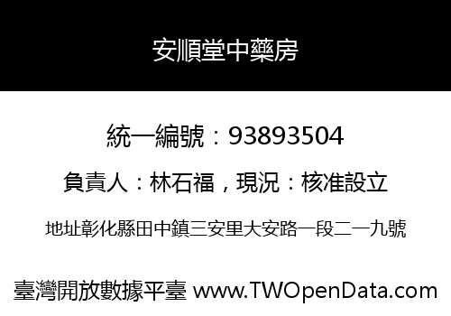 安順堂中藥房