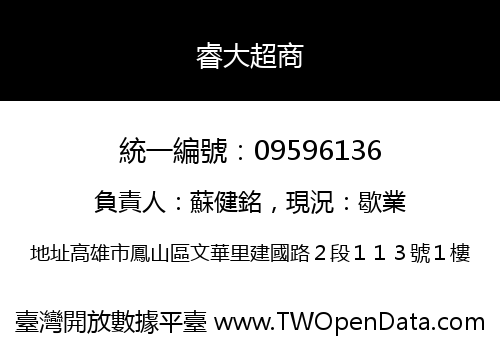 睿大超商
