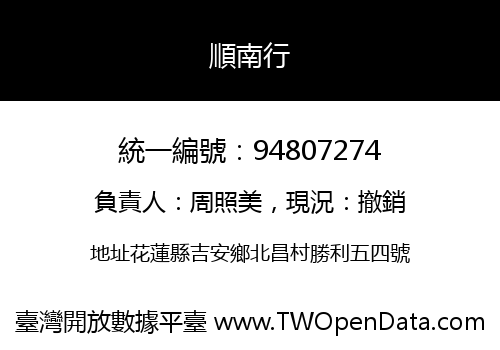 順南行