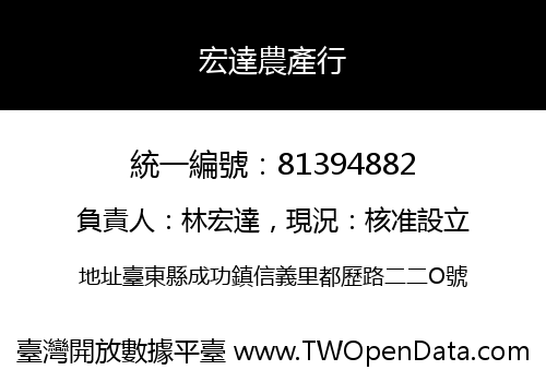 宏達農產行
