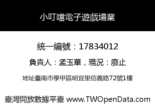 小叮噹電子遊戲場業