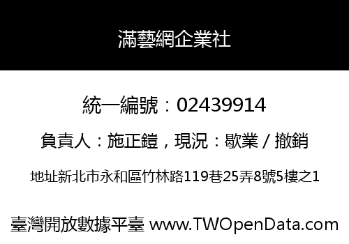 滿藝網企業社