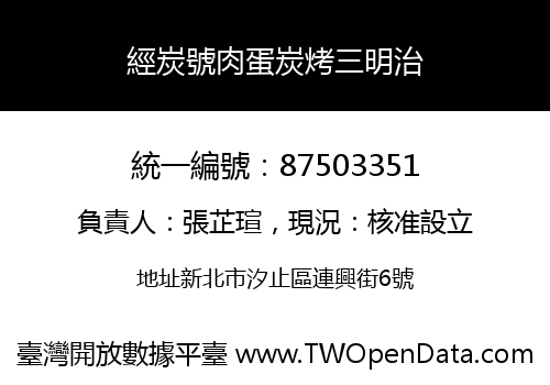 經炭號肉蛋炭烤三明治
