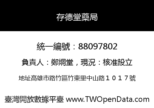 存德堂藥局