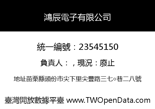 鴻辰電子有限公司