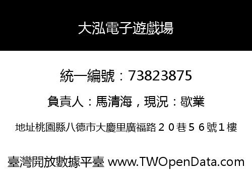 大泓電子遊戲場