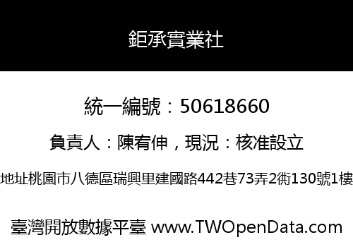 鉅承實業社