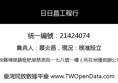 日日昌工程行