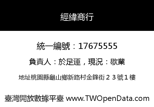 經緯商行