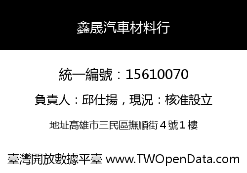 鑫晟汽車材料行