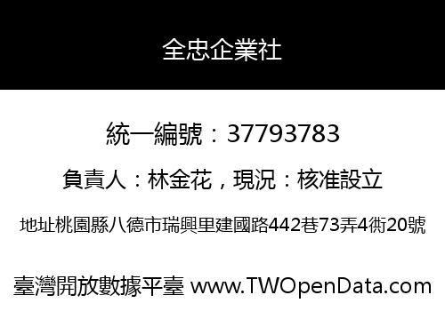 全忠企業社