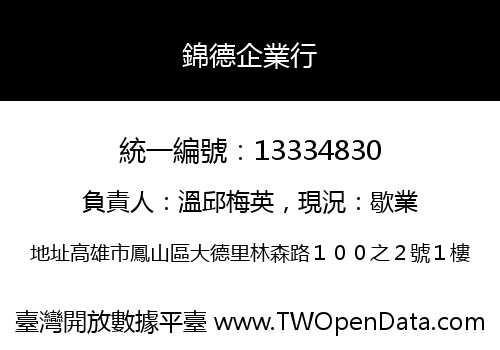錦德企業行