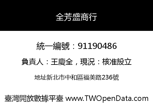 全芳盛商行
