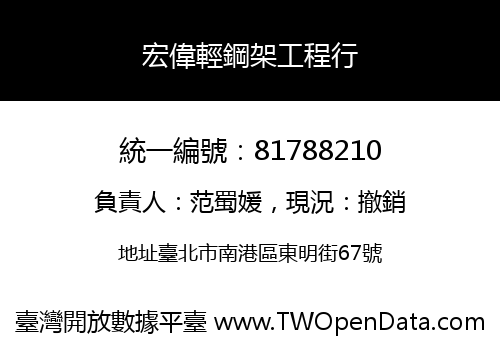宏偉輕鋼架工程行
