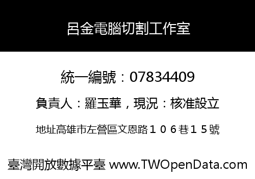 呂金電腦切割工作室