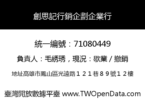 創思記行銷企劃企業行