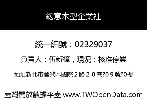 鋐意木型企業社