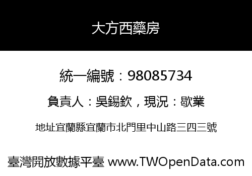大方西藥房