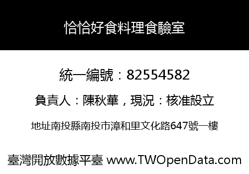 恰恰好食料理食驗室