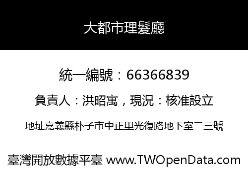 大都市理髮廳