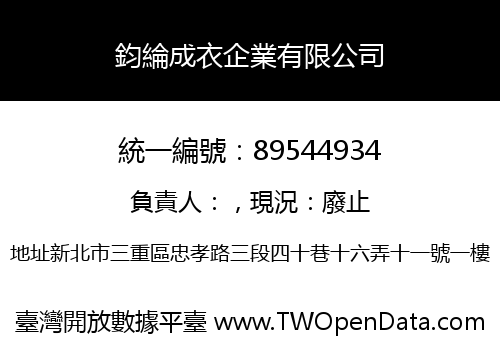 鈞綸成衣企業有限公司