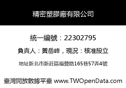 精密塑膠廠有限公司