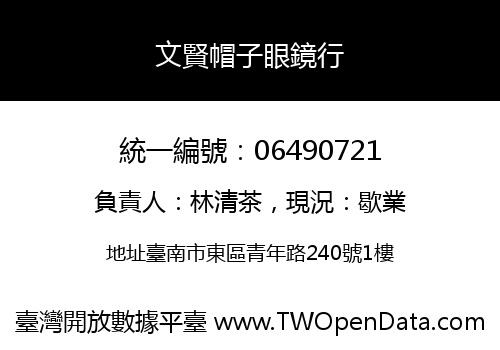文賢帽子眼鏡行