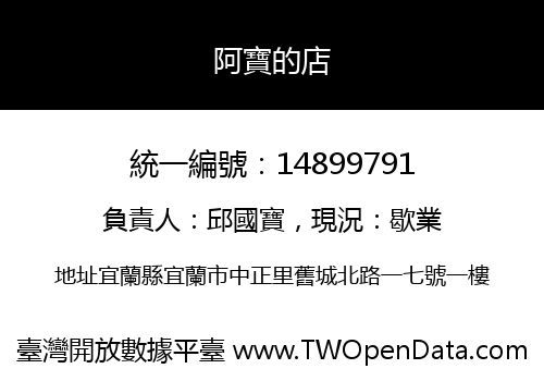 阿寶的店