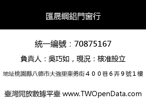 匯晟鋼鋁門窗行