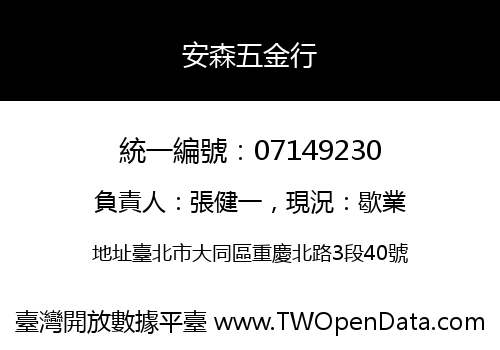 安森五金行