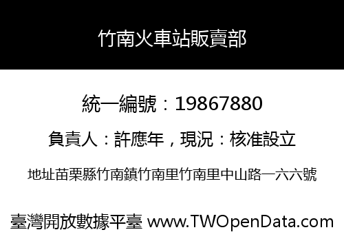 竹南火車站販賣部
