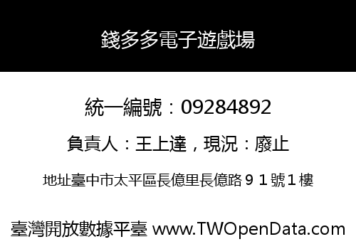 錢多多電子遊戲場