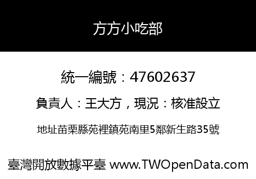 方方小吃部