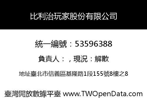 比利治玩家股份有限公司