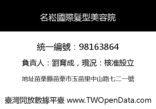 名崧國際髮型美容院