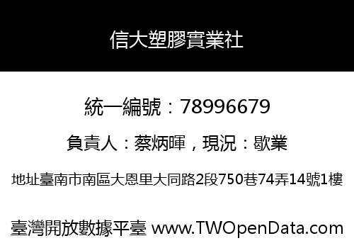 信大塑膠實業社