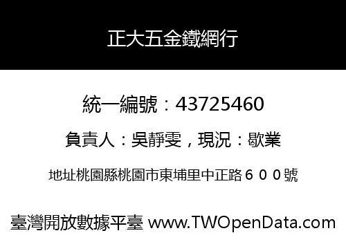 正大五金鐵網行